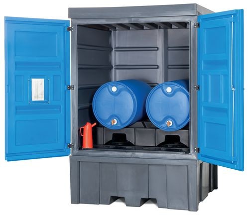 PolySafe-Depot Typ C 4 drums / IBC 1