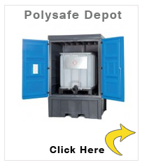 PolySafe-Depot Typ C 4 drums / IBC 1