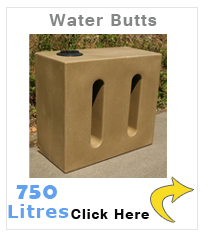 Water Butt 750 Litres Sandstone