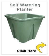 Self-Watering Planter - Green Marble
