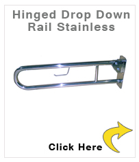 Stainless Steel Grab Rail Hinged Support With Double Arm