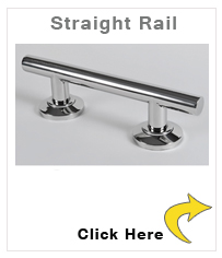 Straight Contemporary Grab Rail 620mm 