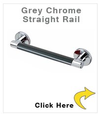 Straight Chrome Grey Rail