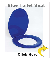 Blue Toilet Seat With Lid