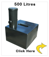 500 Litre Wide Underground Water Tank - 100 gallons