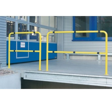 U-shaped protection barrier, SB L3, painted, yellow