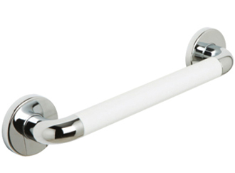 White Chrome Grab Rail 385mm