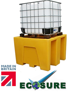 Ecosure IBC Bund Pallet Yellow